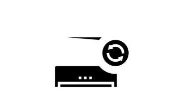 Klima değiştirme kabartma simgesi canlandırması