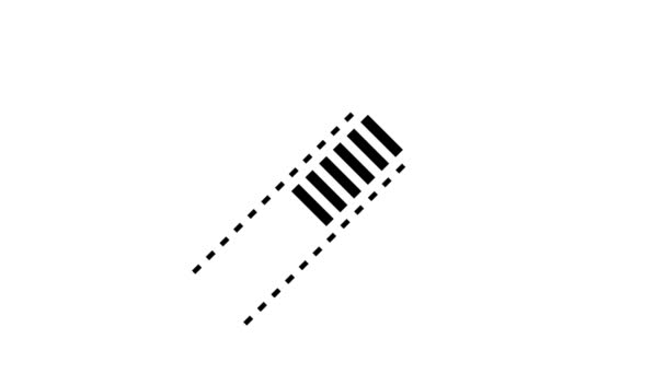 Parafuso de cabeça plana glifo ícone animação — Vídeo de Stock