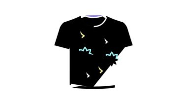 yıpranmış t-shirt renk canlandırması
