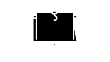 parola güvenlik sistemi çizgi simgesi canlandırması