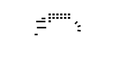 Yarış sporu çizgi canlandırması