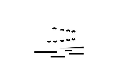 Dikiş çizgisi simgesi canlandırması