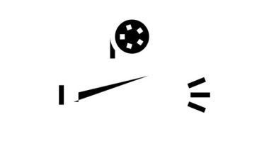 megafon yönetmeni araç kabartma simgesi canlandırması