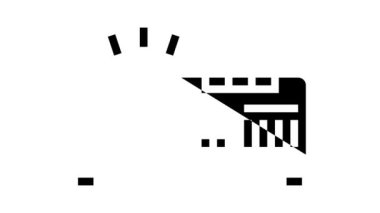 Projektör elektronik cihaz sinema sembolü canlandırması