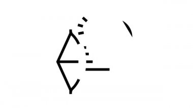 okçuluk sporu simge canlandırması