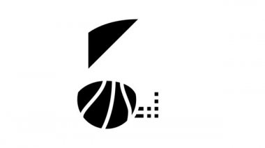 Basketbol takımı oyun sembolü canlandırması