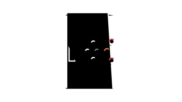 Nitrometán hordó színes ikon animáció — Stock videók