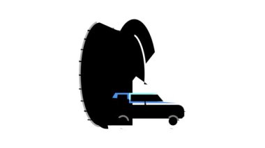 kamyon veya SUV lastikleri renk canlandırması