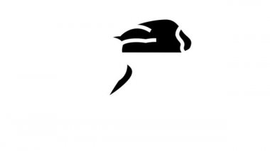 tüm bacak tavuk kabartma simgesi animasyonu