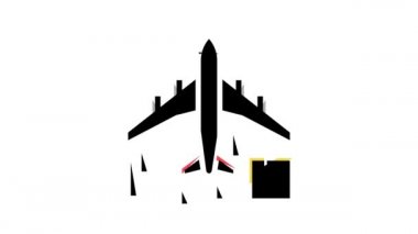 kargo uçağı renk canlandırması