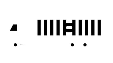 zemin nakliye kamyonu dağıtım servisi simgesi canlandırması