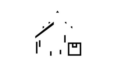 kargo uçak çizgisi canlandırması