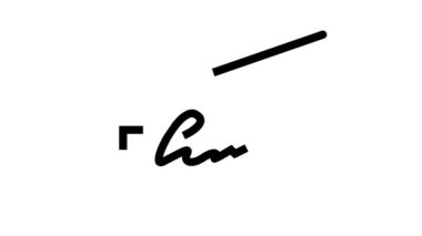 imza dijital glyph simge canlandırması