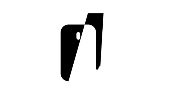 燕麦面粉包装象形文字动画 — 图库视频影像