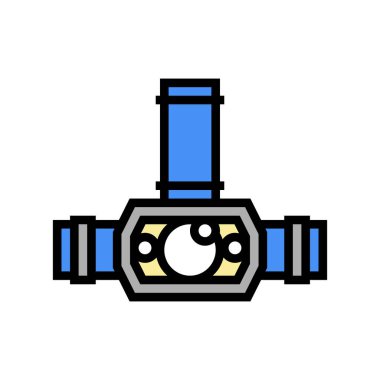 far aydınlatma aracı renk vektör illüstrasyonu