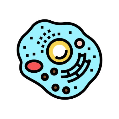 hücre insan renk ikonu vektör illüstrasyonu