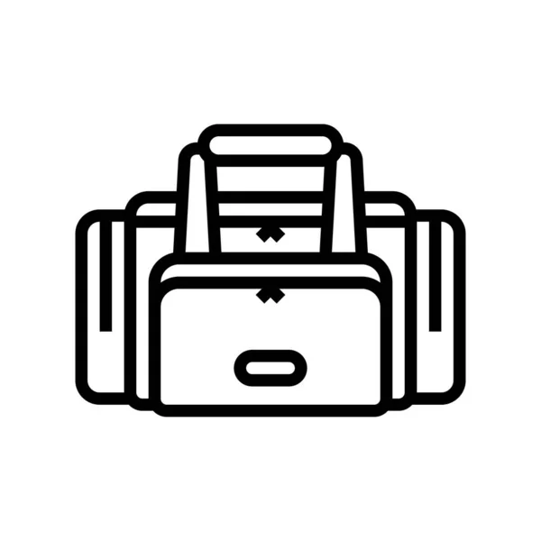 Lagertasche Linie Symbol Vektor Illustration — Stockvektor