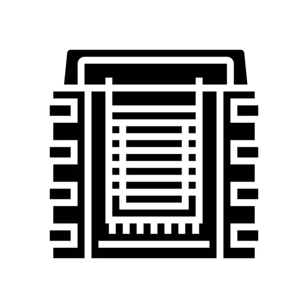 Портативная иллюстрация вектора иконок обогревателя — стоковый вектор