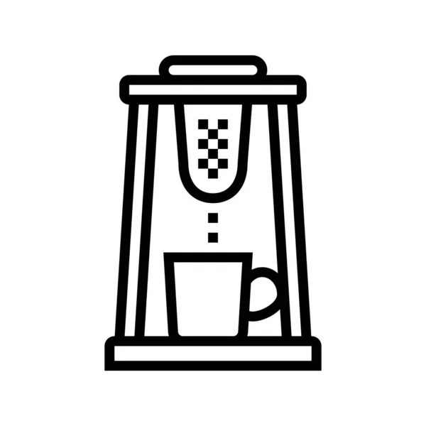 Korreador kahve hattı ikon vektör çizimi — Stok Vektör