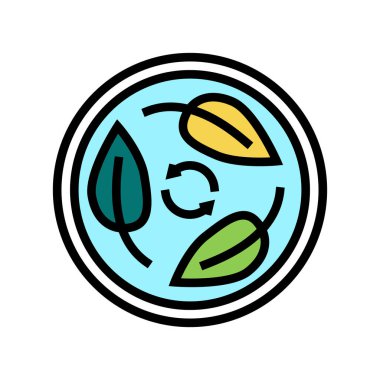 Biyo-çözünebilir kozmetik renk vektör çizimi