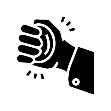 stres topları glifin vektör illüstrasyonuName