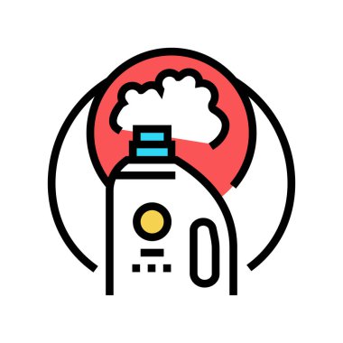 hane kimyasalları renk vektör illüstrasyonu