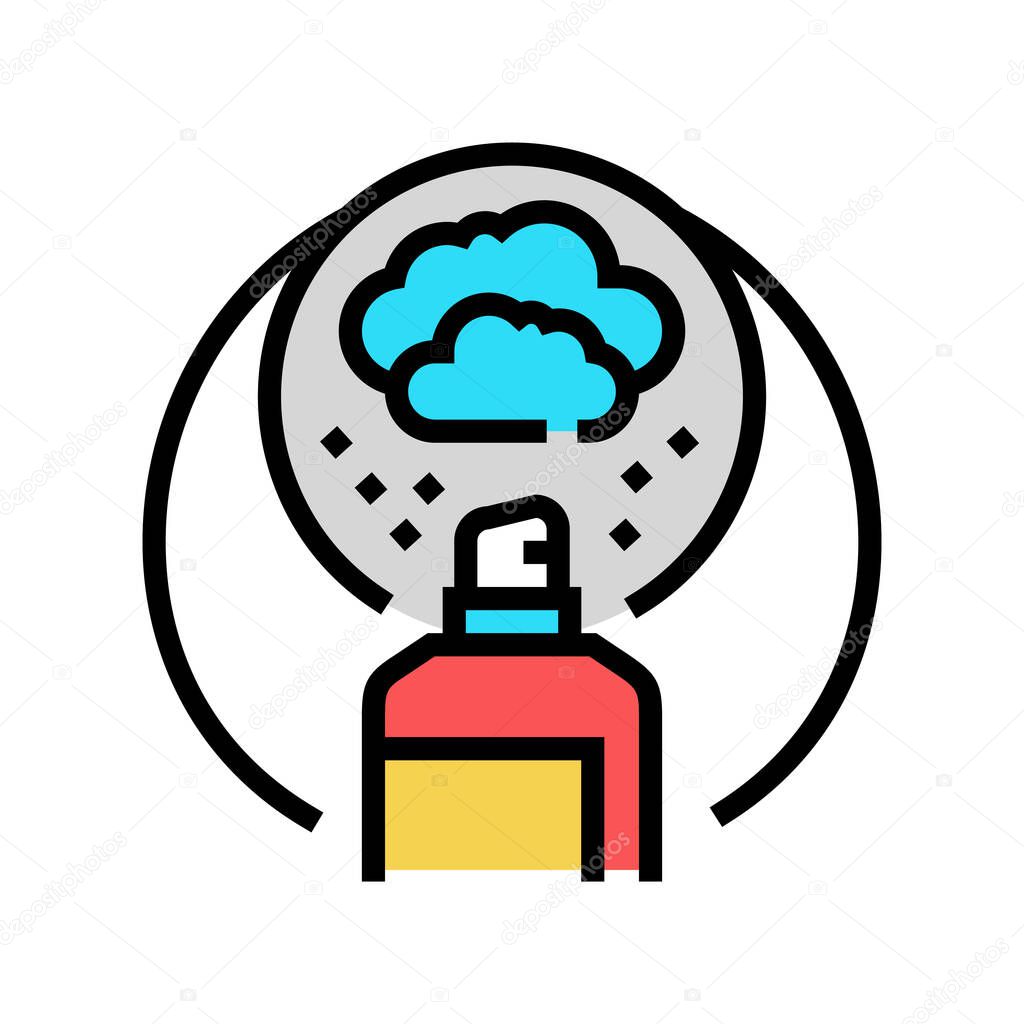 aerosol spray color icon vector illustration