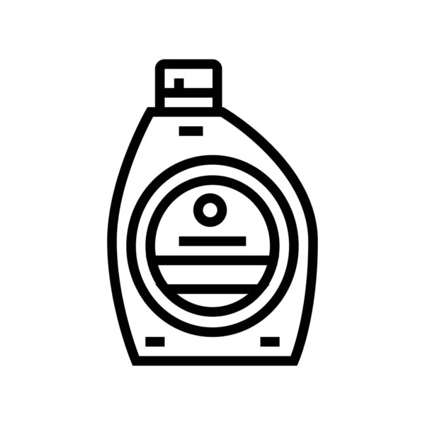 Detergente para la línea de lavado y limpieza icono vector ilustración — Vector de stock