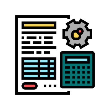 erp finansman işgali renk vektör illüstrasyonuName