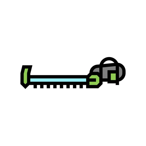Sickle farm equipment color icon vector illustration —  Vetores de Stock