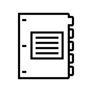 özne bölme çizgisi vektör çizimi