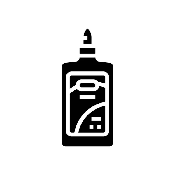 Glue stationery glyph icon vector illustration — 图库矢量图片