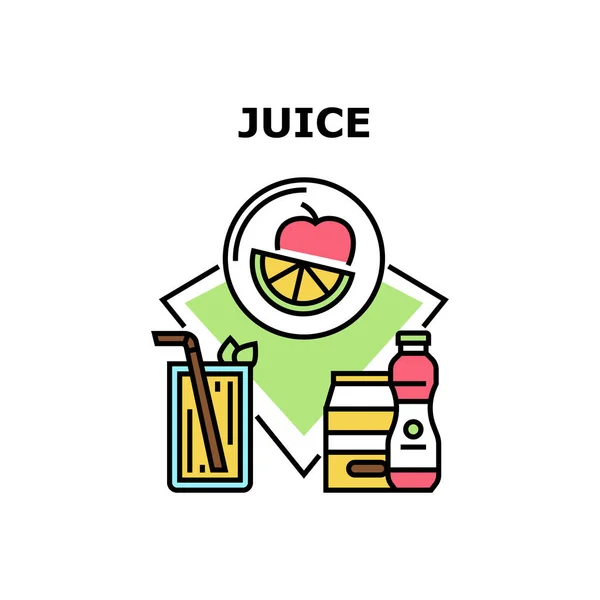 Ilustração do vetor do ícone do suco — Vetor de Stock