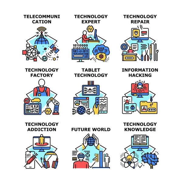 Icono de la tecnología vector ilustración — Archivo Imágenes Vectoriales