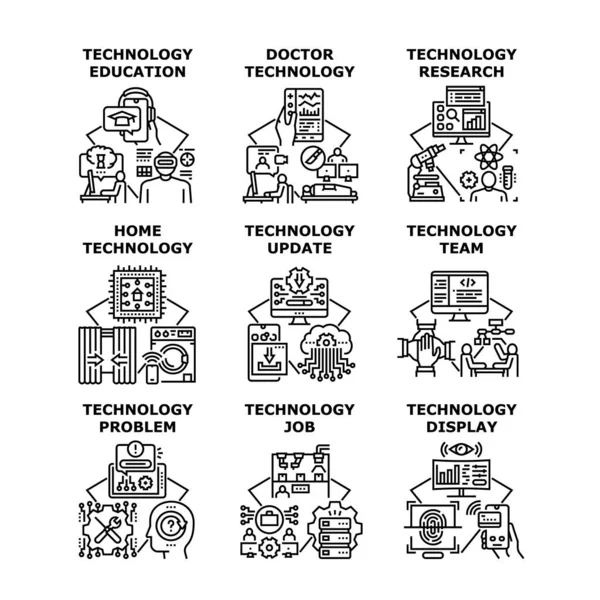 Icono de la tecnología vector ilustración — Archivo Imágenes Vectoriales