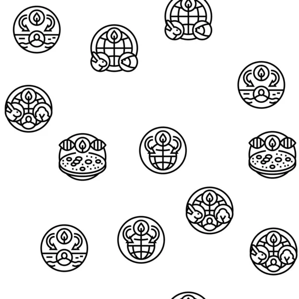 Ekoloji Koruyucu Teknoloji Vektörü Kusursuz Desen