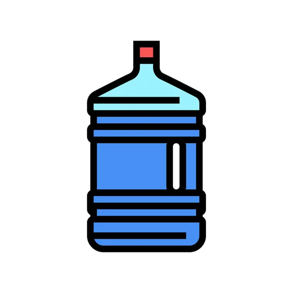 Gallon water color icon vector illustration — Stockvektor