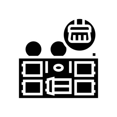 aga temizleme sembolü vektör illüstrasyonu