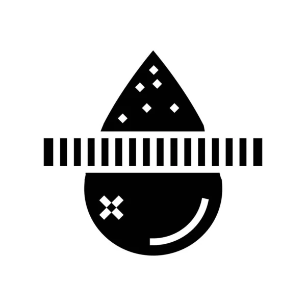 Filtered water glyph icon vector illustration — Stockvektor