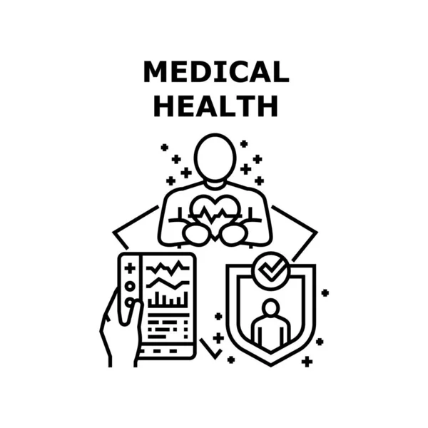 Icono de salud médica vector ilustración — Archivo Imágenes Vectoriales