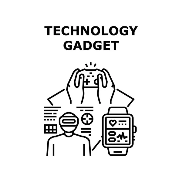 Technologia gadżet ikona wektor ilustracja — Wektor stockowy