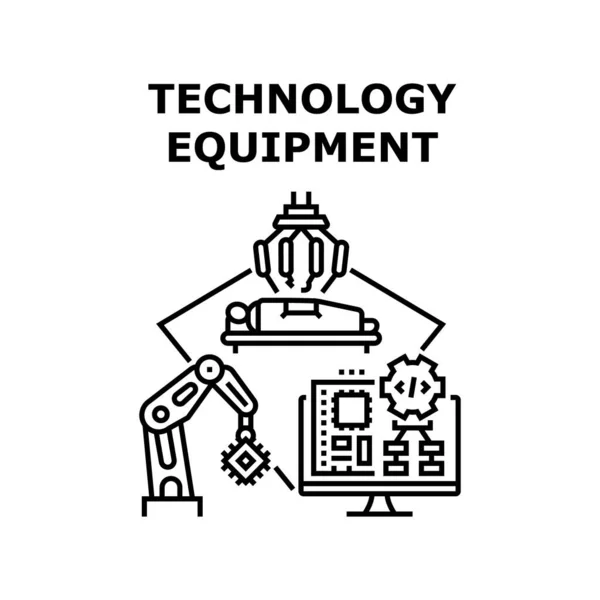 Technologie apparatuur pictogram vector illustratie — Stockvector