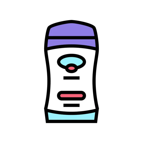 Ilustrasi vektor ikon warna kosmetik aromatik deodoran - Stok Vektor