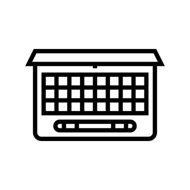 gözhadow satır simgesi çizimi