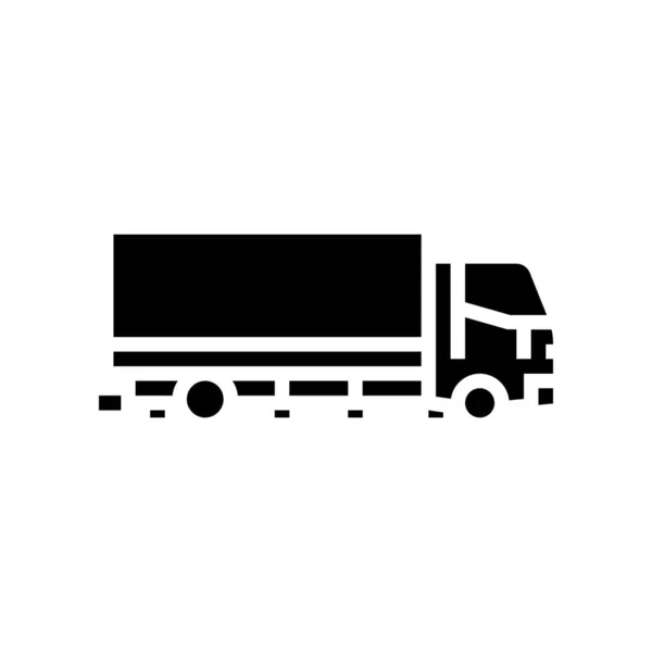 Ikona vektoru transportu nákladních vozidel — Stockový vektor
