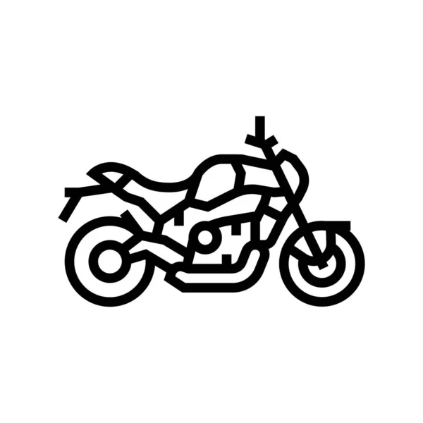 Illustration vectorielle d'icône de ligne nue standard — Image vectorielle