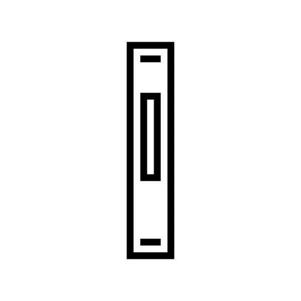 Line scroll line icon vector illustration — Stock Vector
