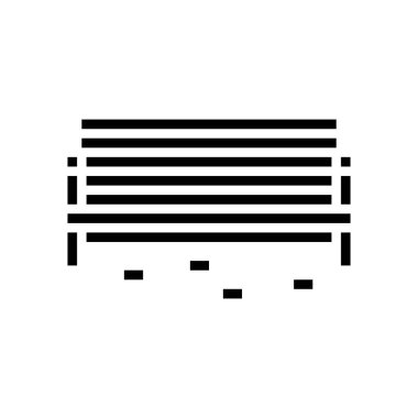 Bank Park sembolü vektör illüstrasyonuName