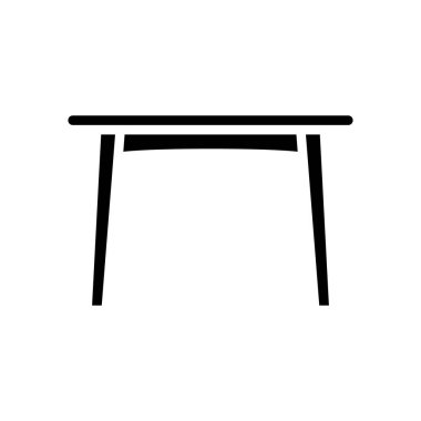 tablo akşam yemeği simgesi vektör illüstrasyonu