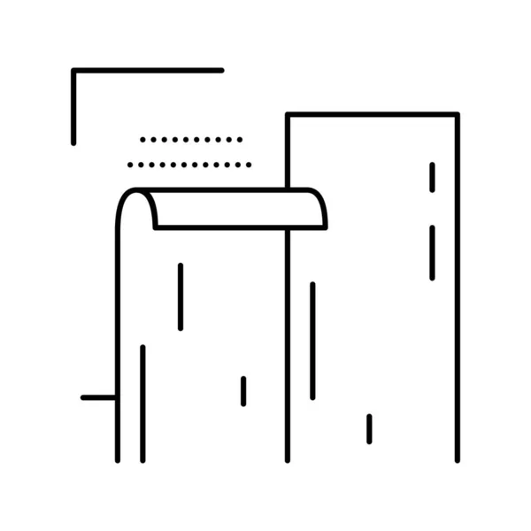 Izolacja tapety linia ikona wektor ilustracja — Wektor stockowy